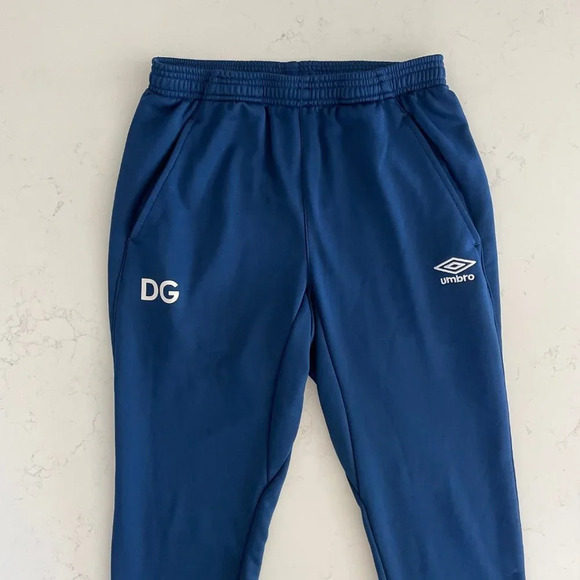 Umbro DG Athletic Pull On Polyester Elasticized Waist Track Pants Blue Sz M - Picture 5 of 14